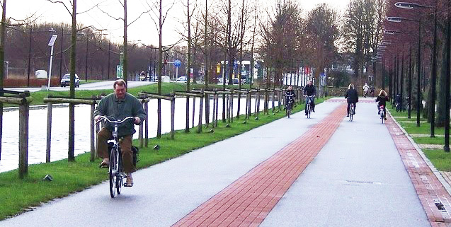 Cykelgata i Holland