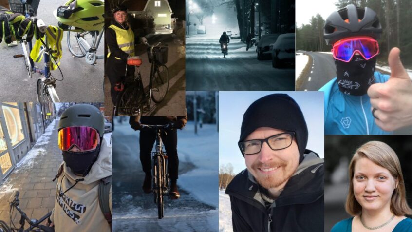 Vintercyklister tipsar under Vintercyklingsveckan 2024