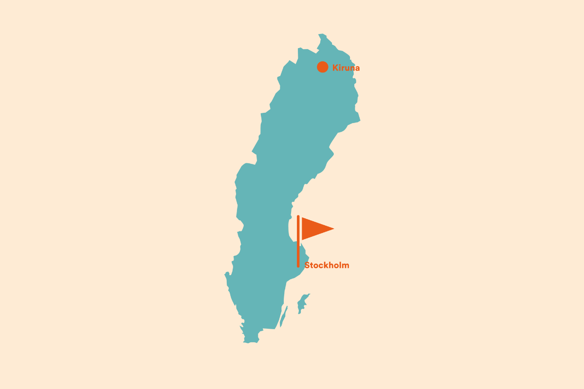 Hela Sverige Cyklar Kiruna-Stockholm