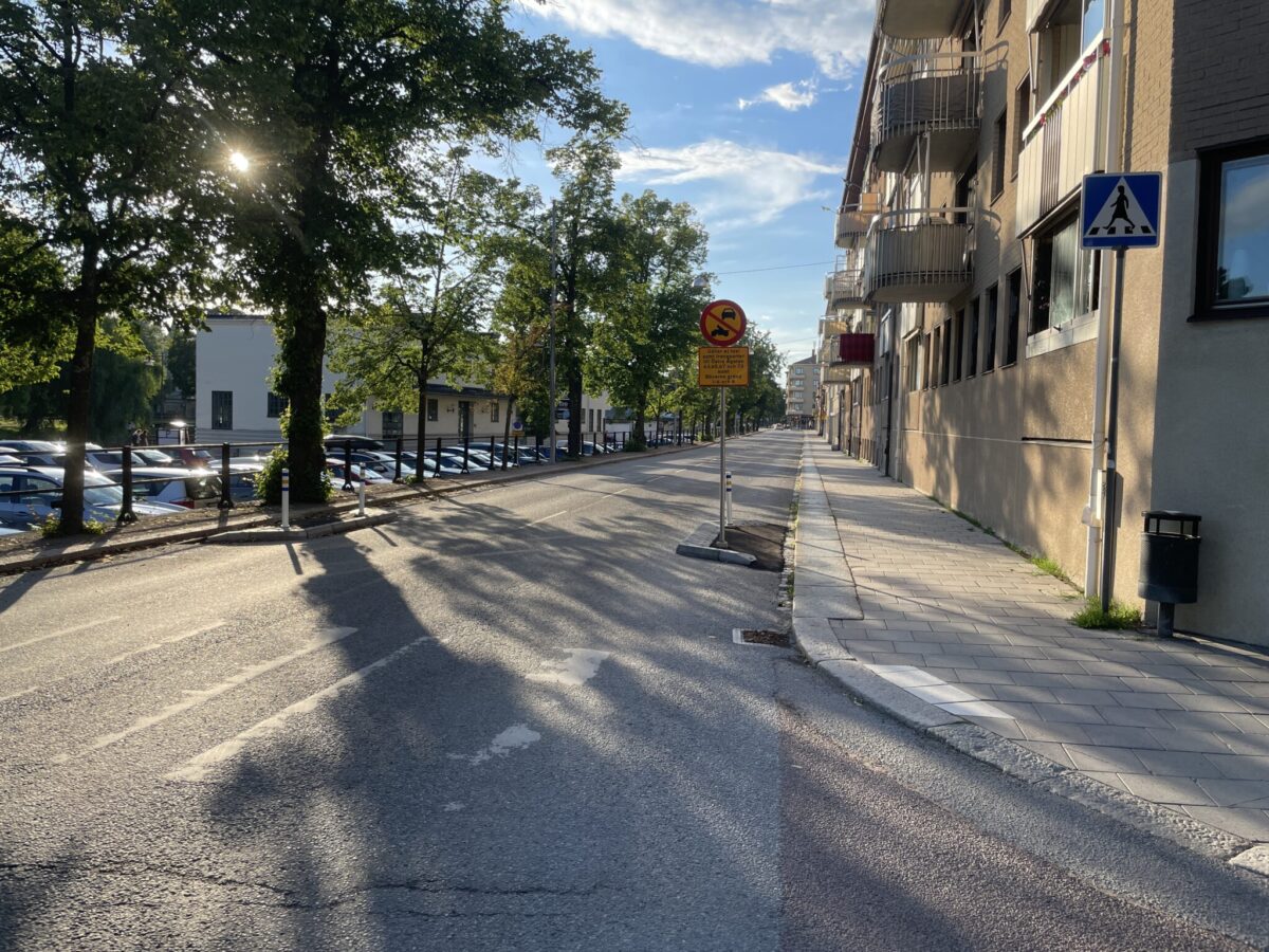 Bild på Östra Ågatan vid Hamnesplanaden